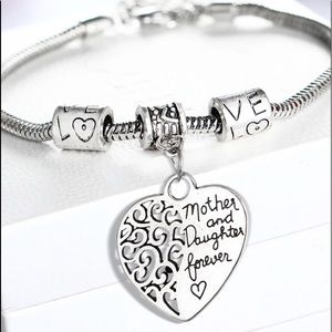 Mother/Daughter is forever bracelet